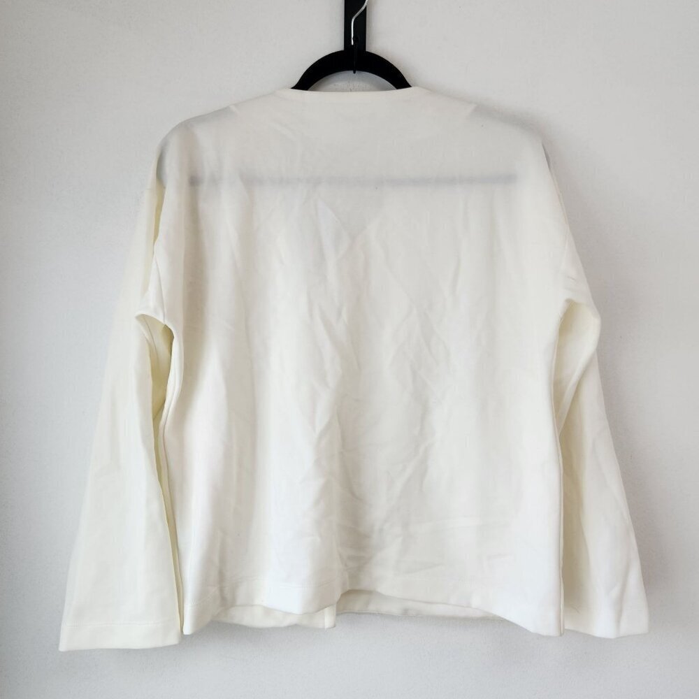 NWT Eileen Fisher White Blazer Jacket Flex Tencel Ponte Knit Comfort Stretch XS - Picture 3 of 8